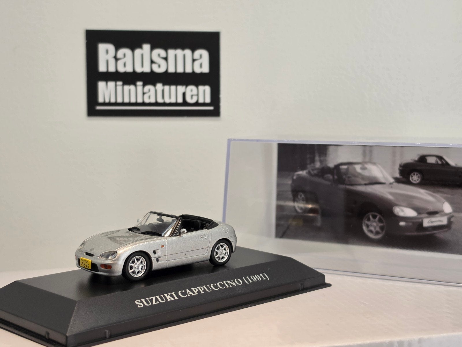 Suzuki Cappuccino 1991 - Silver - 1:43 Ixo/Altaya, Overige merken, Auto, Nieuw