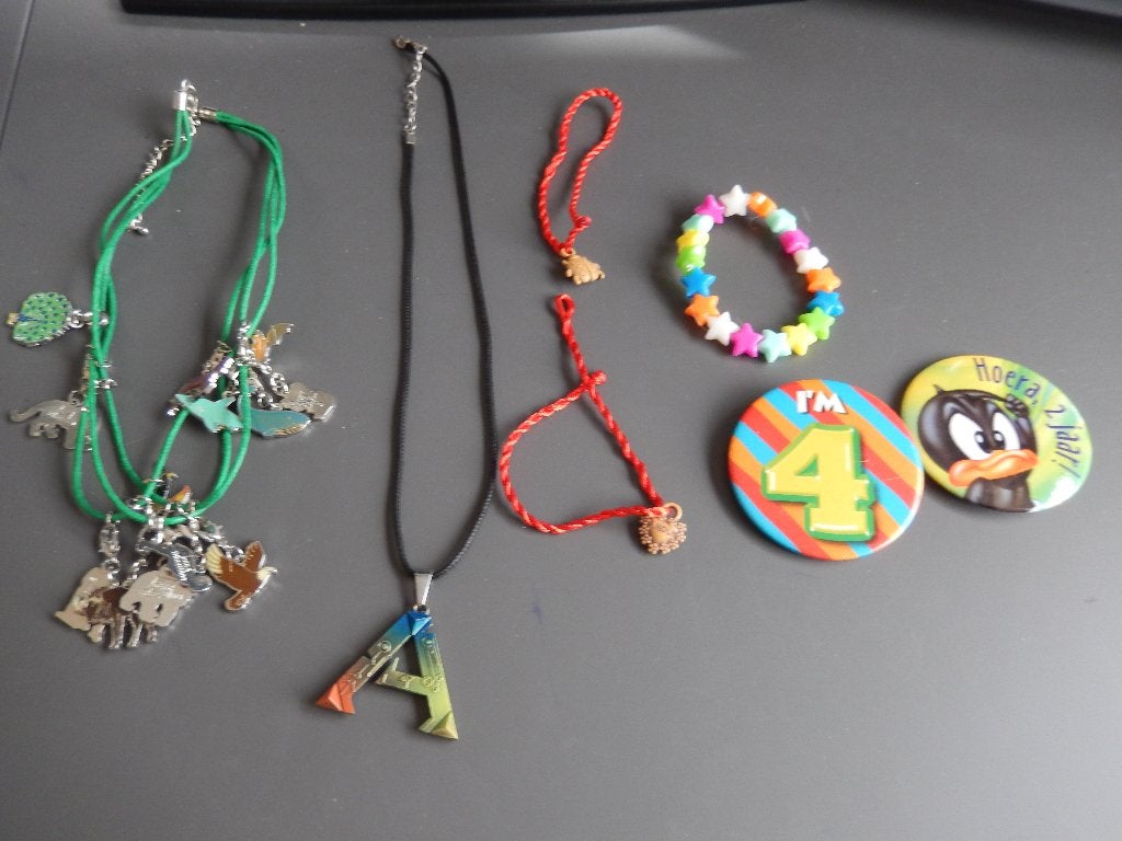 Kindersieraden, Ophalen of Verzenden, Zo goed als nieuw, Zilver, Armband