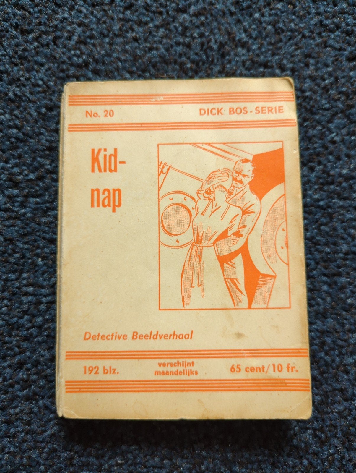Dick Bos Serie nummer 20 Kidnap, Boeken, Eén stripboek, Ophalen of Verzenden, Gelezen, Alfred Mazure