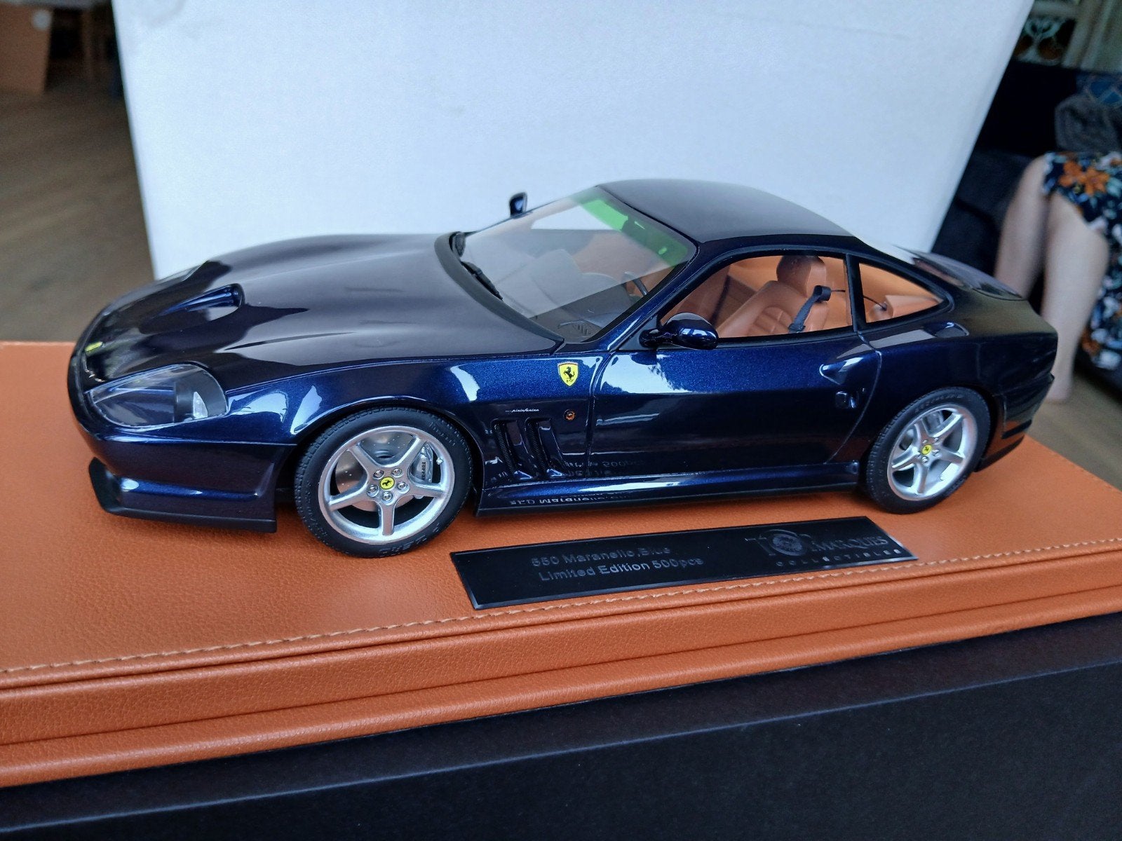 Topmarques Ferrari 550 Maranello Blue, Ophalen of Verzenden, Zo goed als nieuw, Auto