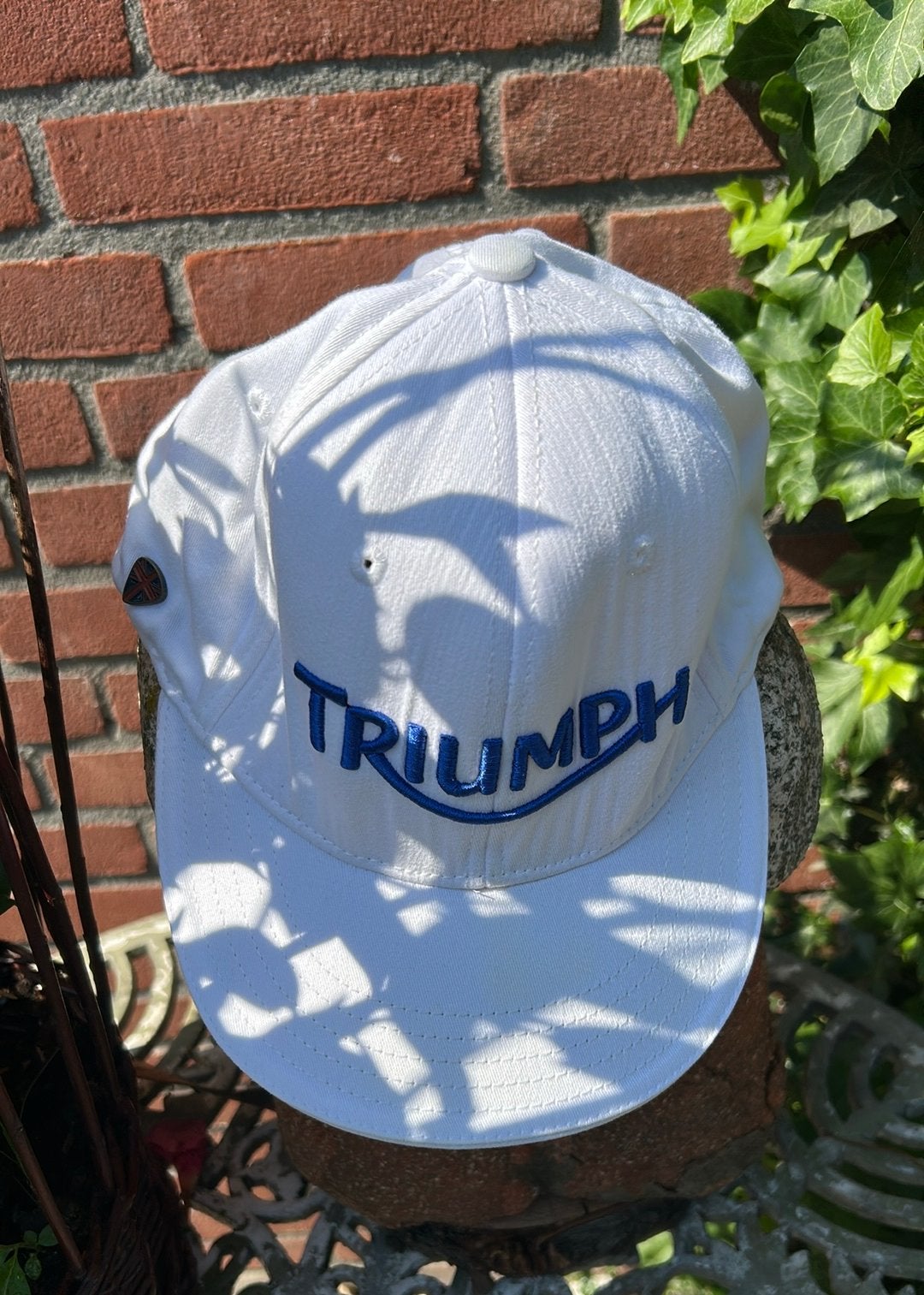 Originele motorcycles Triumph pet / kleur wit /, Ophalen of Verzenden, Zo goed als nieuw