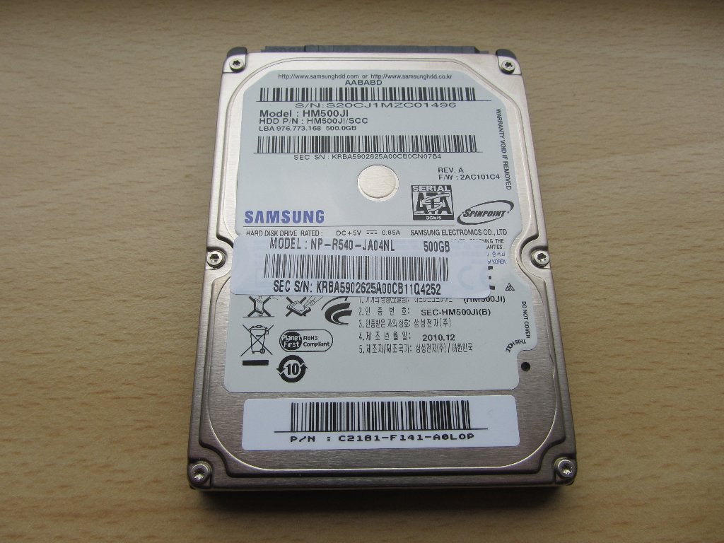Samsung Spinpoint M7 500GB 5400RPM SATA 3Gbps 8MB Cache, Intern, Ophalen of Verzenden, Zo goed als nieuw, Samsung