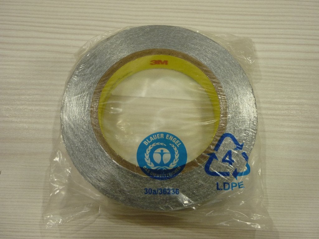 3M Aluminium tape zilver 55m x 19mm, dikte 0,12mm, Minder dan 4 cm, Overige materialen, Nieuw, Ophalen of Verzenden