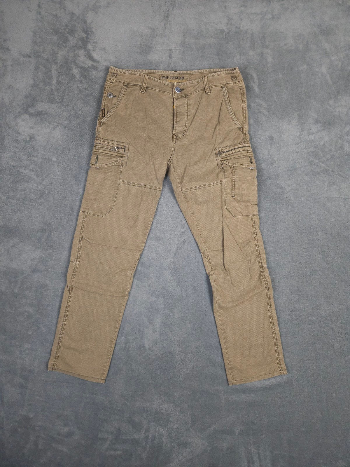 Pme Legend Cargo Broek W31 L34 Bruin Jeans Pall Mall., Kleding | Heren, Spijkerbroeken en Jeans, Overige kleuren, Verzenden, .