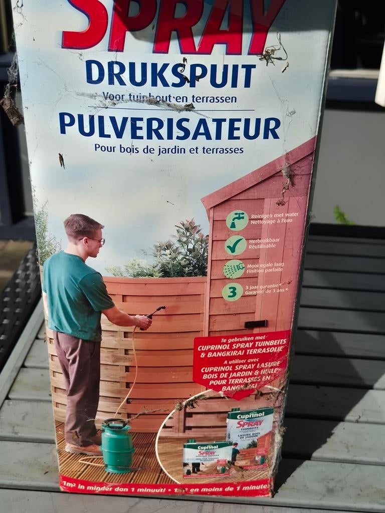 Cuprinol fence sprayer * drukspuit voor houtbehandeling, Ophalen of Verzenden, Zo goed als nieuw