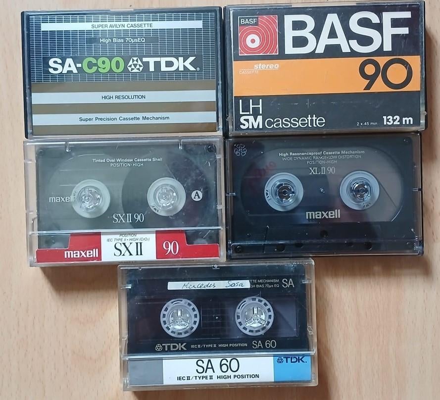 10x cassettebandjes – Retro collectie – Getest & werkend, Gebruikt, 2 t/m 25 bandjes, Overige genres, Ophalen of Verzenden