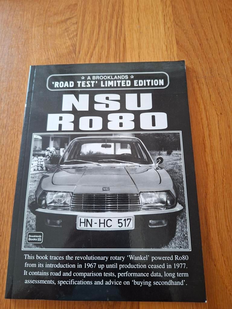 NSU Ro 80 Road Test Boekje - Nieuwstaat, Ophalen of Verzenden, Nieuw, Overige merken
