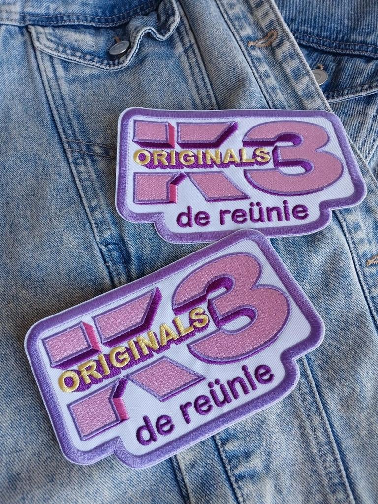 2x K3 originals de reünie patches, Ophalen of Verzenden, Blauw, W32 (confectie 46) of kleiner