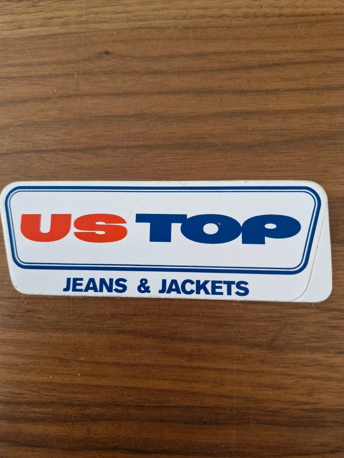 10433 Vintage US TOP Jeans & Jackets Sticker, Ophalen of Verzenden, Nieuw, Merk
