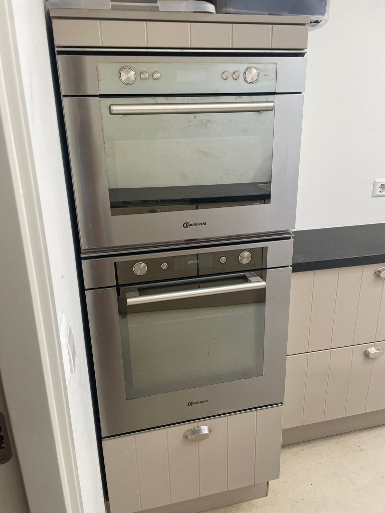 Bauknecht inbouw Oven & CombiMagnetron + Ombouw, Ophalen, Hete lucht, Zo goed als nieuw, Inbouw