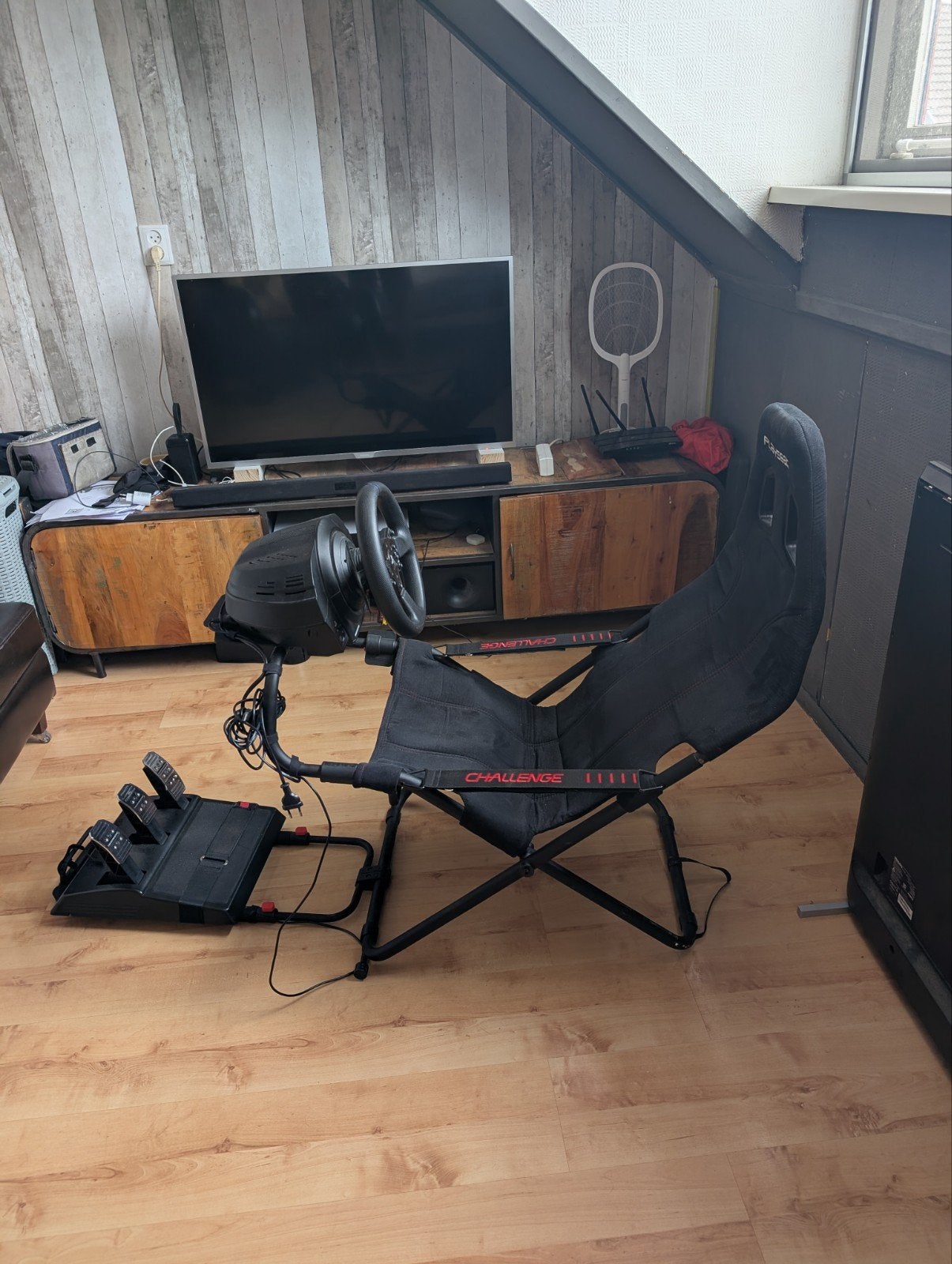 Playseat Challenge met Thrustmaster T300 RS racestuur, Ophalen of Verzenden, Overige merken, Zo goed als nieuw