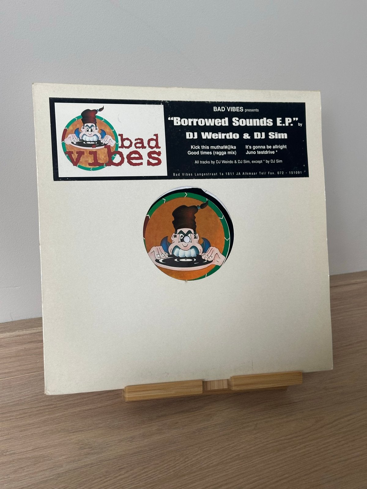 Bad Vibes - Borrowed Sounds E.P. (DJ Weirdo & DJ Sim), Gebruikt, Ophalen of Verzenden, Elektronisch, EP