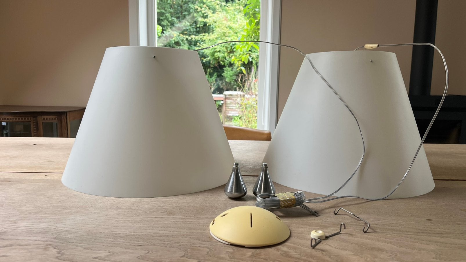 Constanza up and down hanglamp, Hanglamp, Gebruikt, Wit, 30 cm