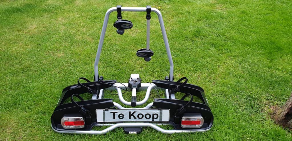 Goede THULE EP 916 fietsendrager voor 2 x 30 KG draaggewicht, Auto diversen, Ophalen, Elektrische fiets, Zo goed als nieuw, 2 fietsen