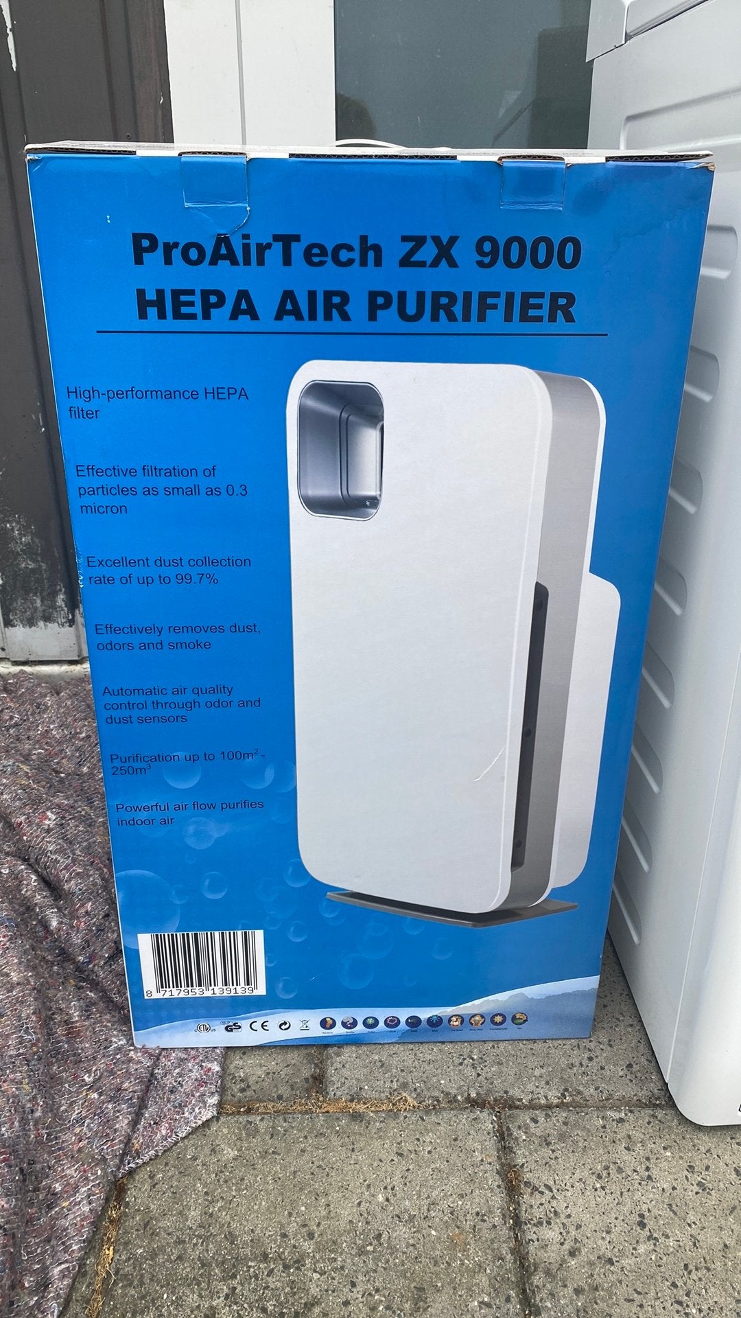 Proairtech zx 9000 luchtreiniger, Verzenden, Zo goed als nieuw