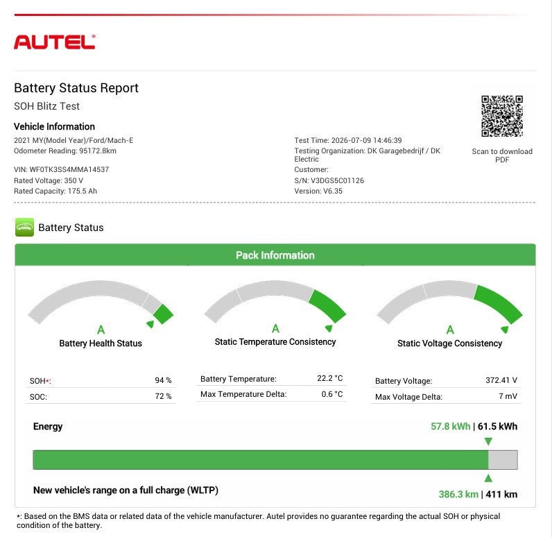Ford Mustang Mach-E AWD 75 kWh|94% SOH|PANORAMA|MEMORY|LEDER, Auto's, Ford, Gebruikt, 259 pk, 1249 min, Mustang