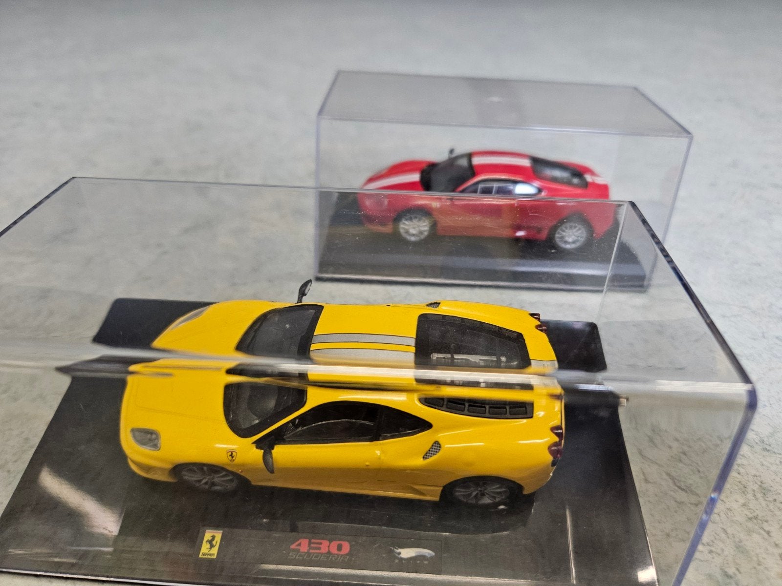Set Ferrari 430 Scuderia & 360 Challenge Stradale 1:43, Ophalen of Verzenden, Zo goed als nieuw, Auto, Overige merken
