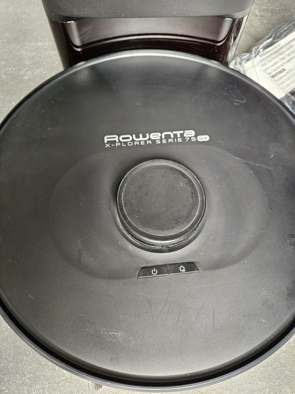 Rowenta X-Plorer Serie 75+ Robotstofzuiger met dweilfunctie, Gebruikt, Robotstofzuiger, Reservoir, Bedienbaar via app
