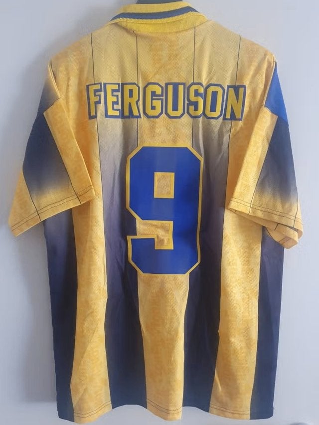 Everton 1996 1997 Away Duncan Ferguson 9 L Voetbal Shirt, Ophalen of Verzenden, Zo goed als nieuw, Buitenlandse clubs, Shirt