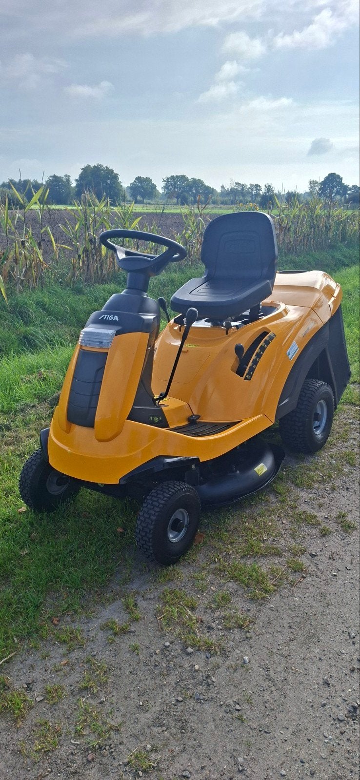 ✅ Stiga Combi 3072 H Zitmaaier - Zo goed als nieuw, Ophalen, Cirkelmaaier, Stiga, Elektrische starter