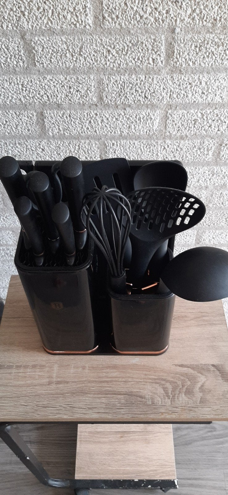 Berlinger Haus Black Rosé Messenset & Keukengerei 12-delig, Ophalen of Verzenden