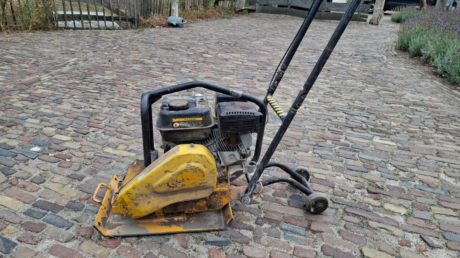 Lumag trilplaat 1 ton, Tuin en Terras, Ophalen, Nvt, Nvt, Nvt