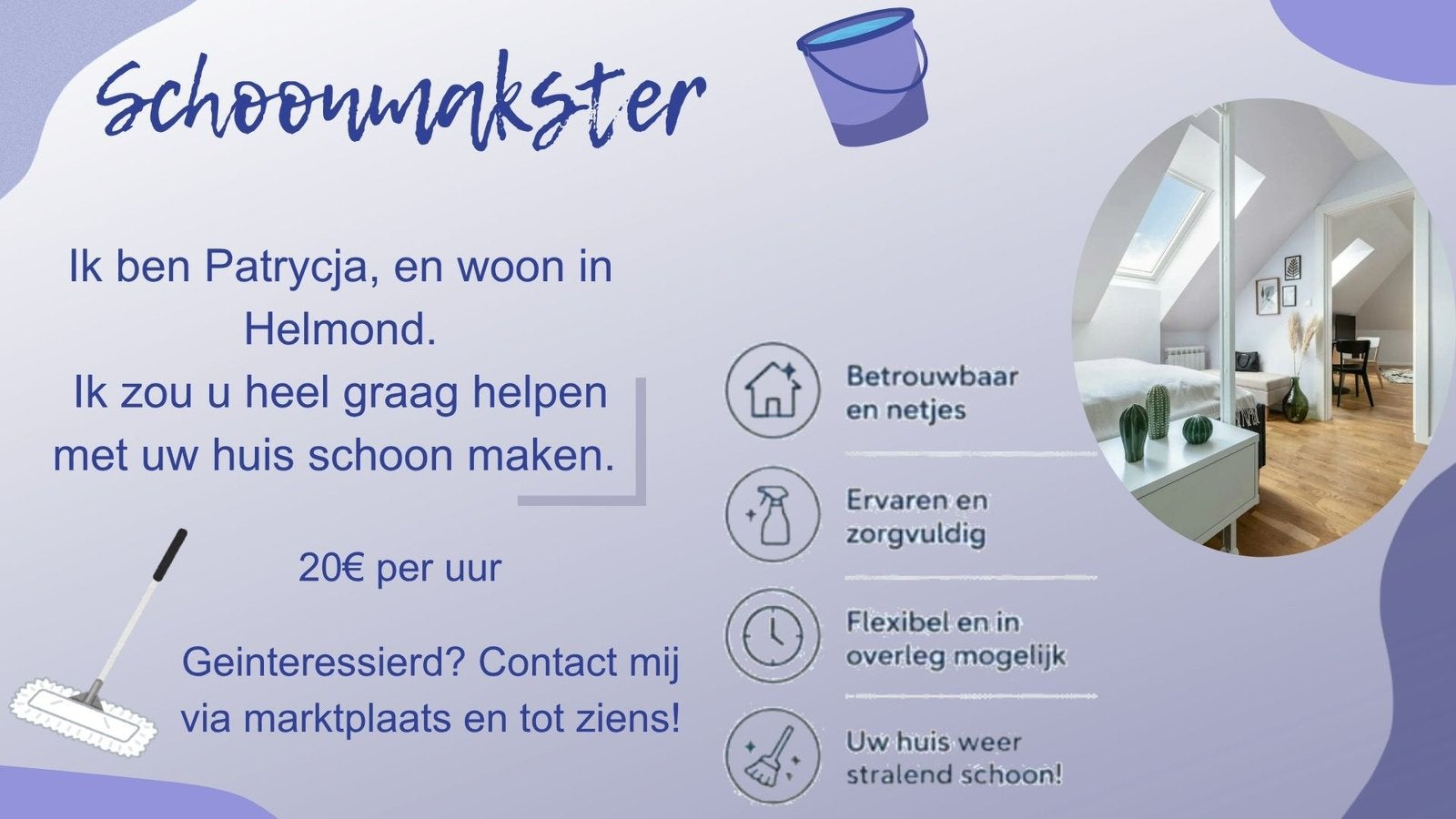 Schoonmkaster, 33 - 40 uur, Vanaf 10 jaar, Overige vormen