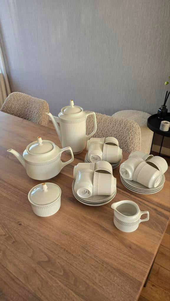 Vintage koffie en thee servies Bareuther Waldsassen, Antiek en Kunst, Ophalen