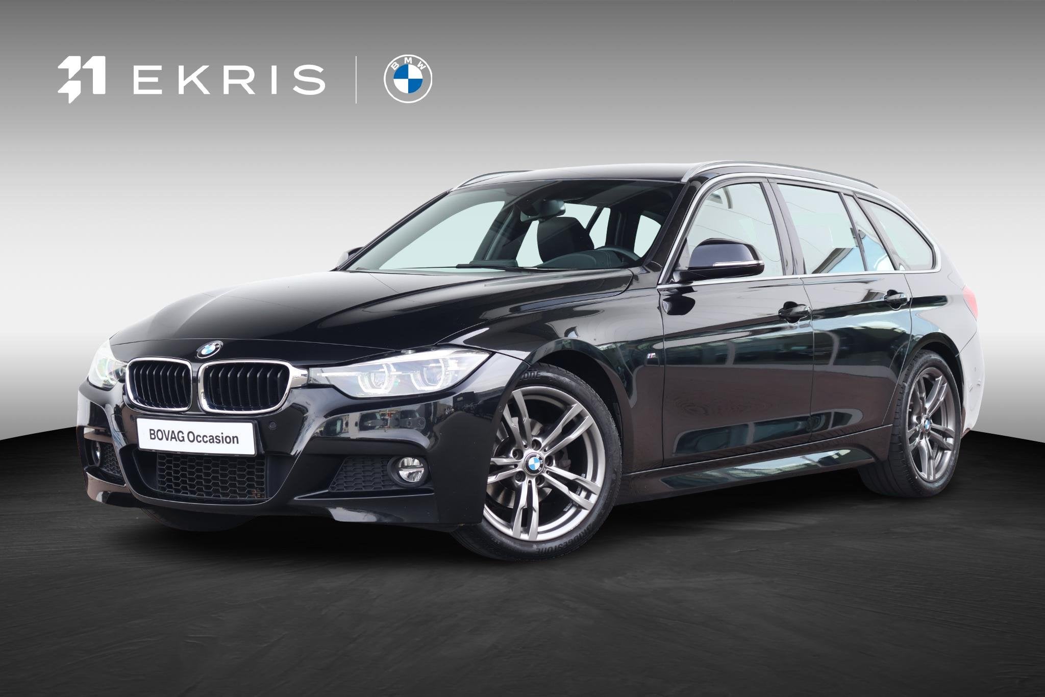 BMW 3-serie Touring 320i M Sport Edition M Sport/ Stoelverwa, Auto's, BMW, Automaat, 4 cilinders, Zwart, Origineel Nederlands