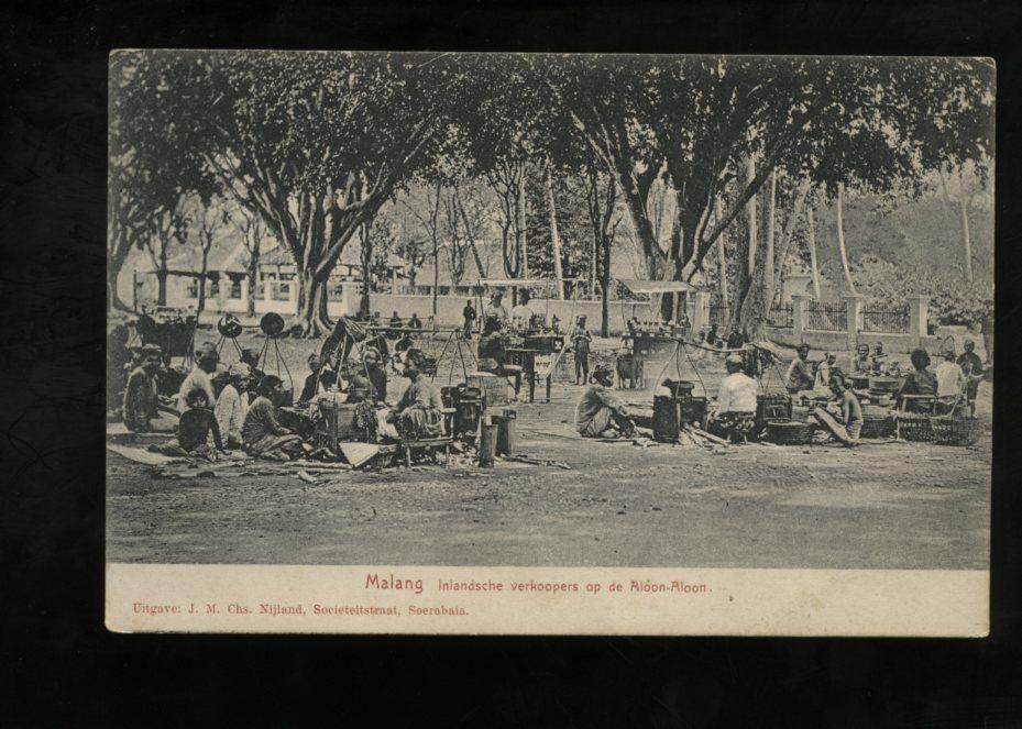 Ned. Indië  1900 Malang Aloon-aloon (31-7), Ophalen, Voor 1920, Buiten Europa