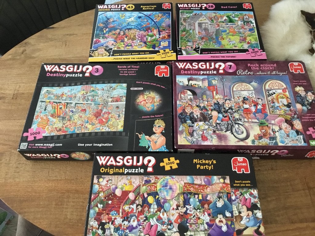 Was gij puzzels, Ophalen, 500 t/m 1500 stukjes, Zo goed als nieuw, Legpuzzel