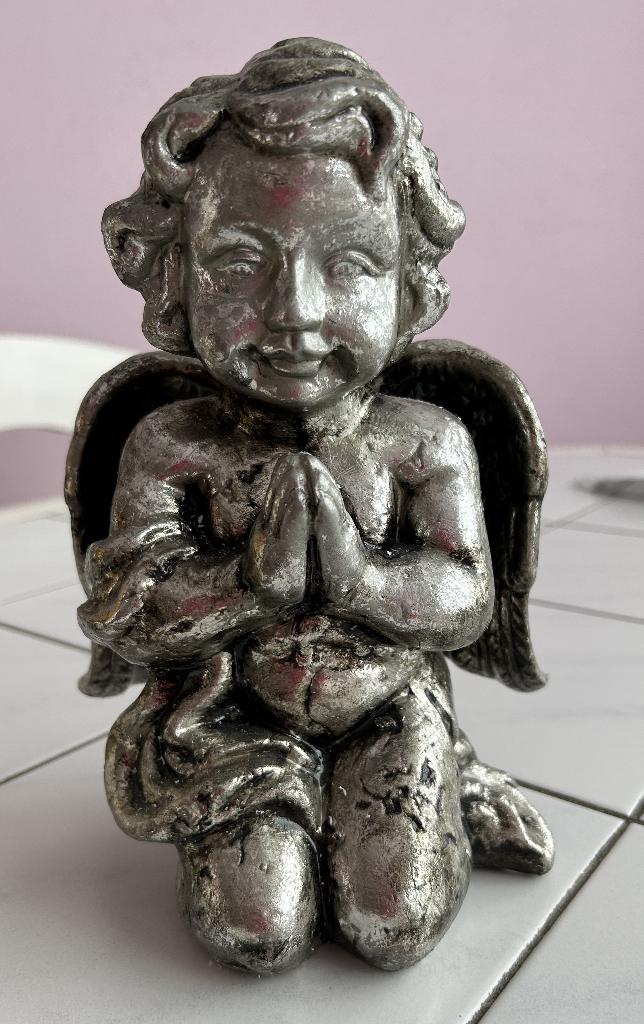Engel ca 22 cm hoog, Verzamelen, Ophalen, Gebruikt, Beeld(je), Overige religies