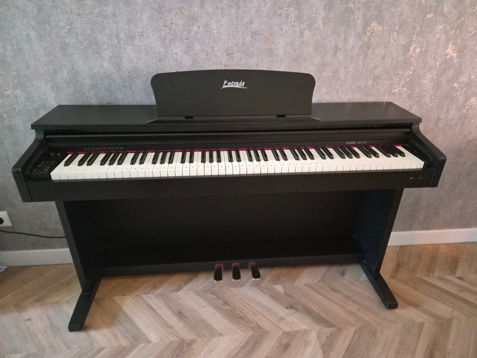 entrada digitale piano, Muziek en Instrumenten, Ophalen, Zo goed als nieuw, Zwart