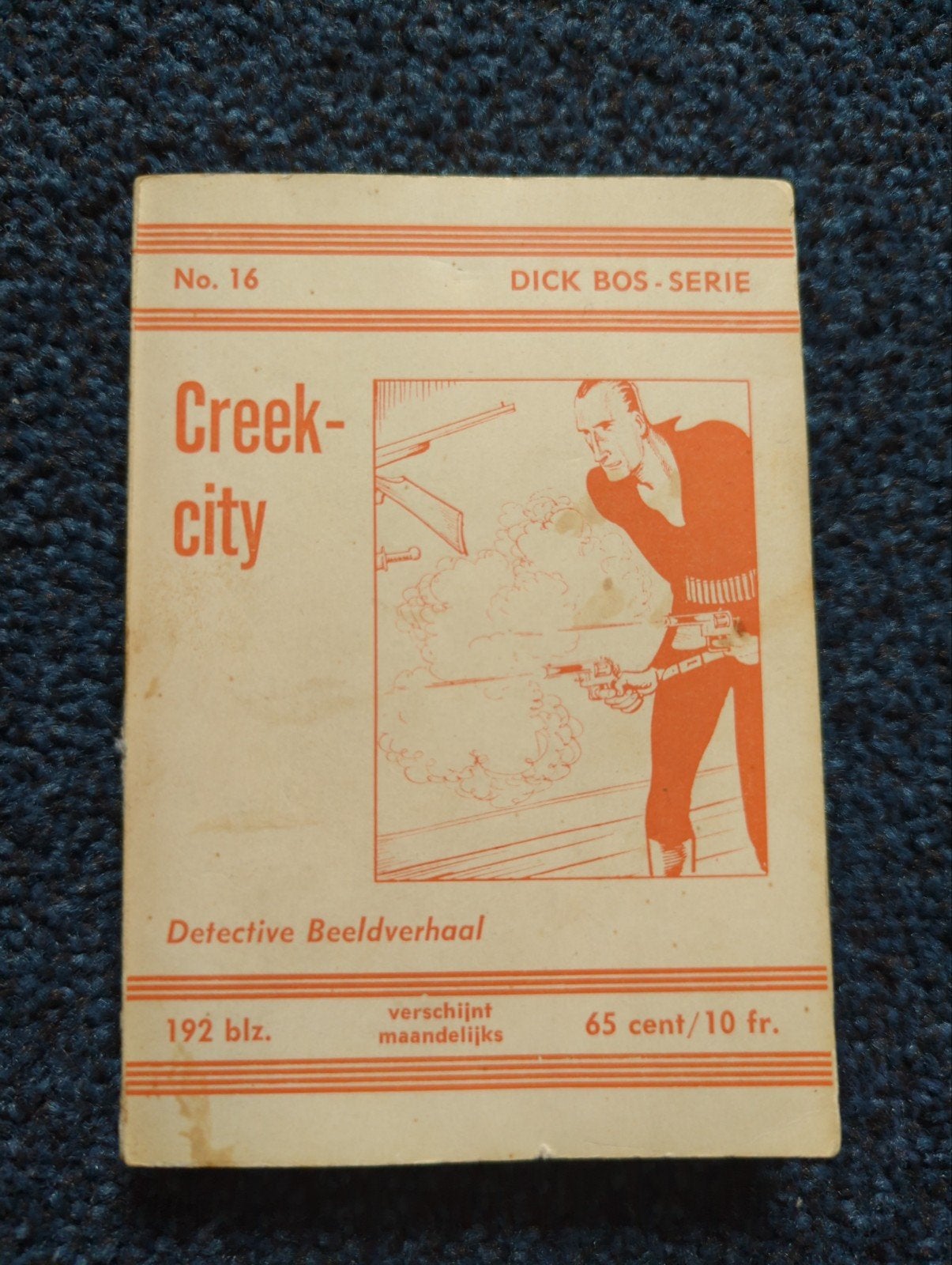 Dick Bos Creek-city nummer 16 detective, Boeken, Eén stripboek, Ophalen of Verzenden, Gelezen, Alfred Mazure