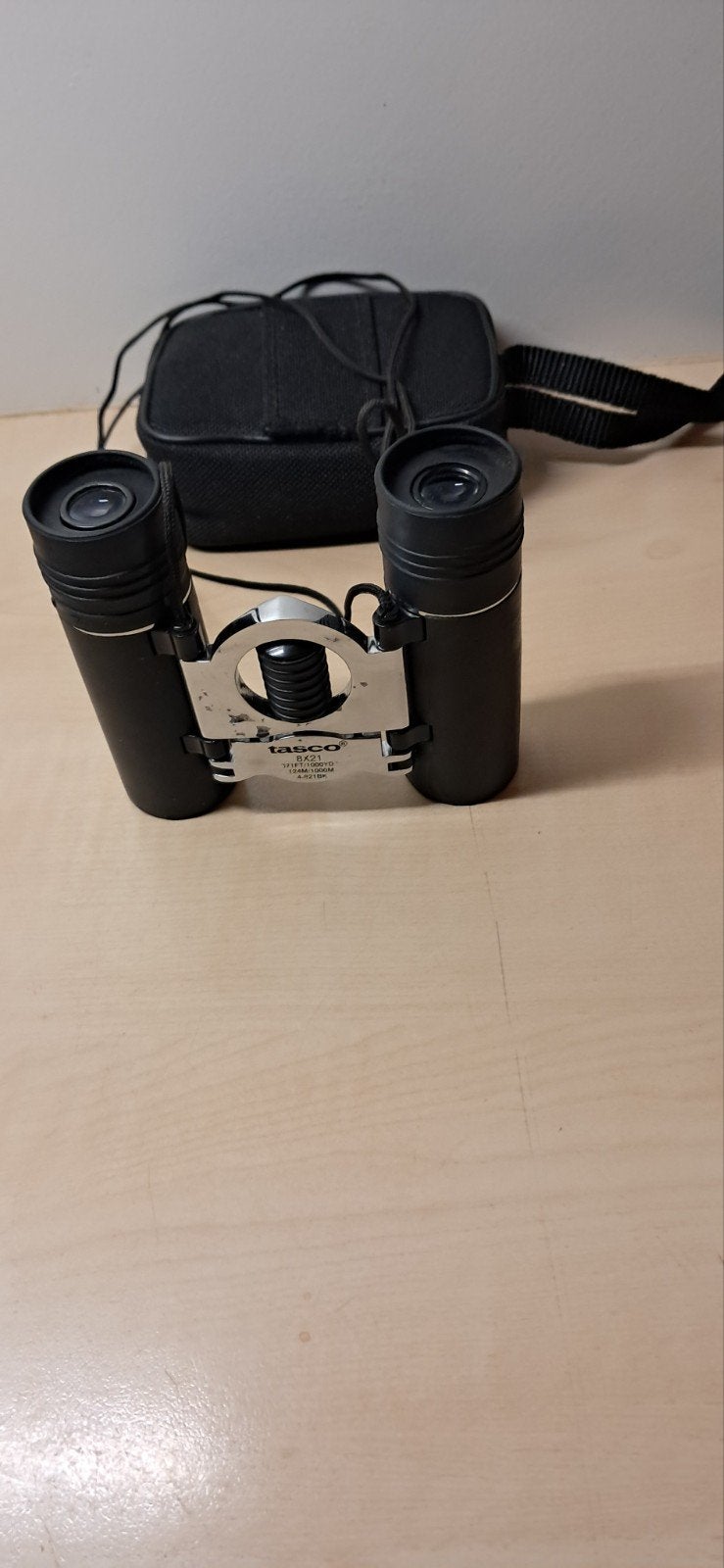 Tasco Verrekijker 8x21 met hoesje, Gebruikt, Dakkant (recht), Ophalen of Verzenden, 8 tot 12x