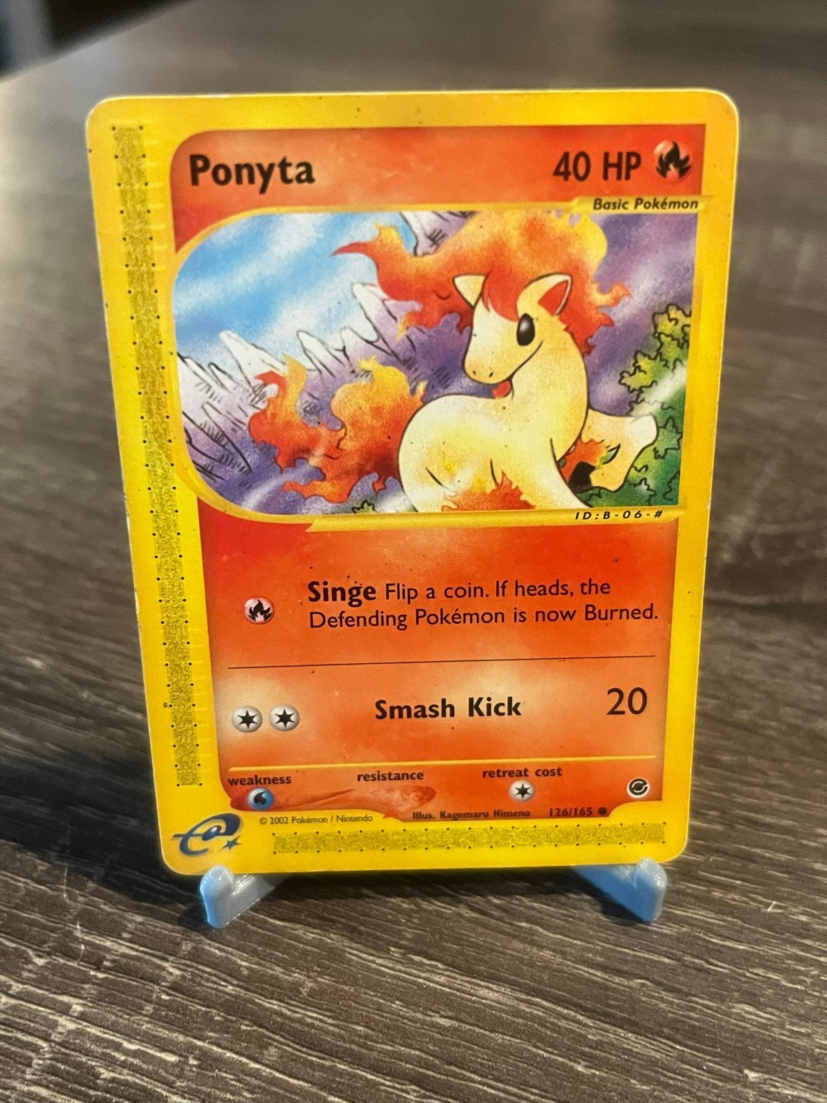 Ponyta (126/165) Expedition - EX, Ophalen of Verzenden, Zo goed als nieuw, Losse kaart