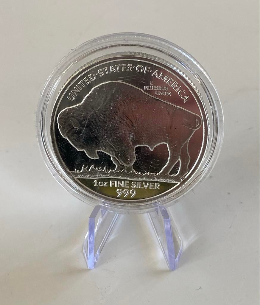 1 oz zilveren Buffalo Munt - VS 2023 0.999 zilver, Ophalen of Verzenden, Zilver