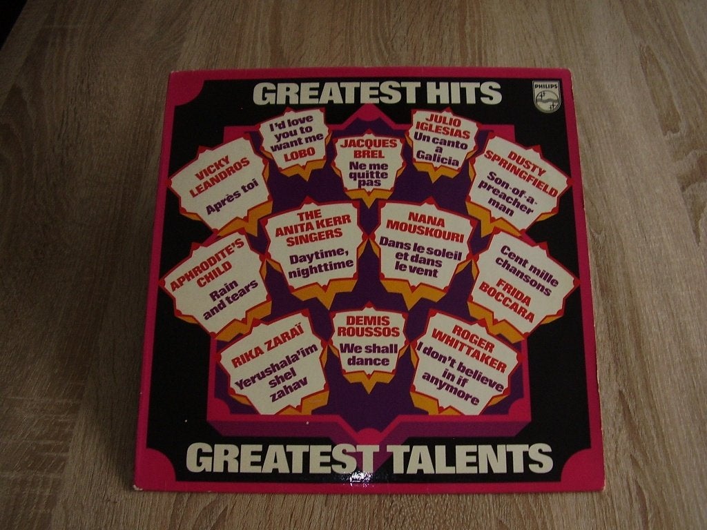 LP - various - Greatest Hits - Greatest Talents, Cd's en Dvd's, Vinyl | Pop, LP, Gebruikt, Pop, Ophalen of Verzenden
