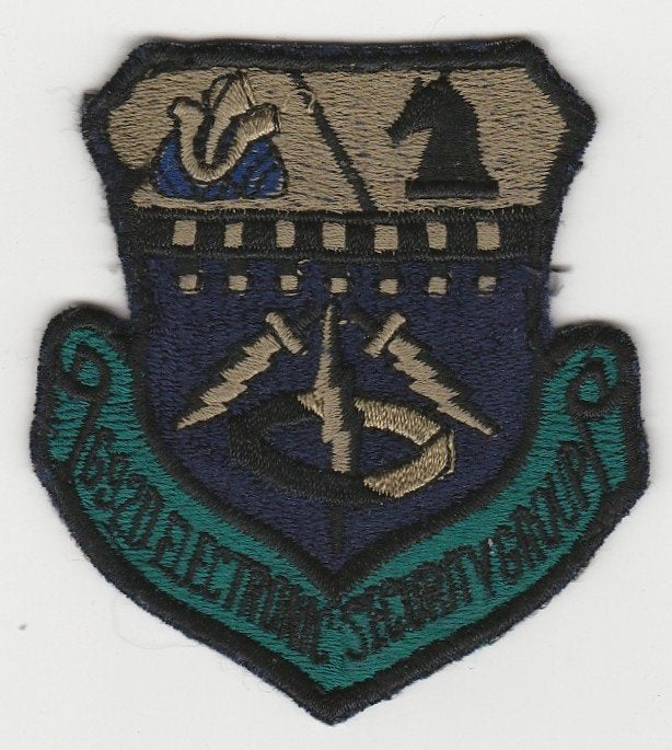 embleem USAF - 6920th Electronic Security Group, Verzamelen, Verzenden, Luchtmacht, Amerika, Embleem of Badge