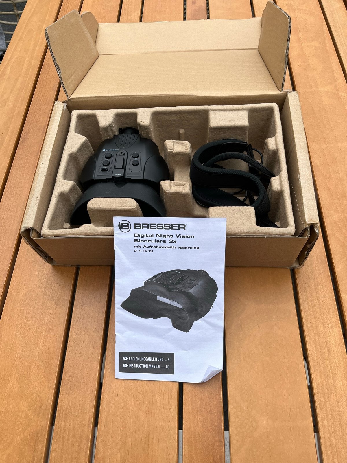 Bresser Digital Night Vision Verrekijker 3x met opnamefuncti, Minder dan 8x, Overige typen, Ophalen of Verzenden, Nachtkijker