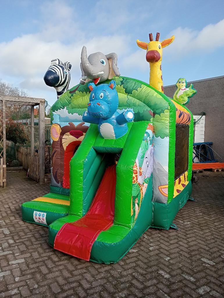 Springkussen verhuur korting actie: Tilburg, Ophalen, Zo goed als nieuw, Overige