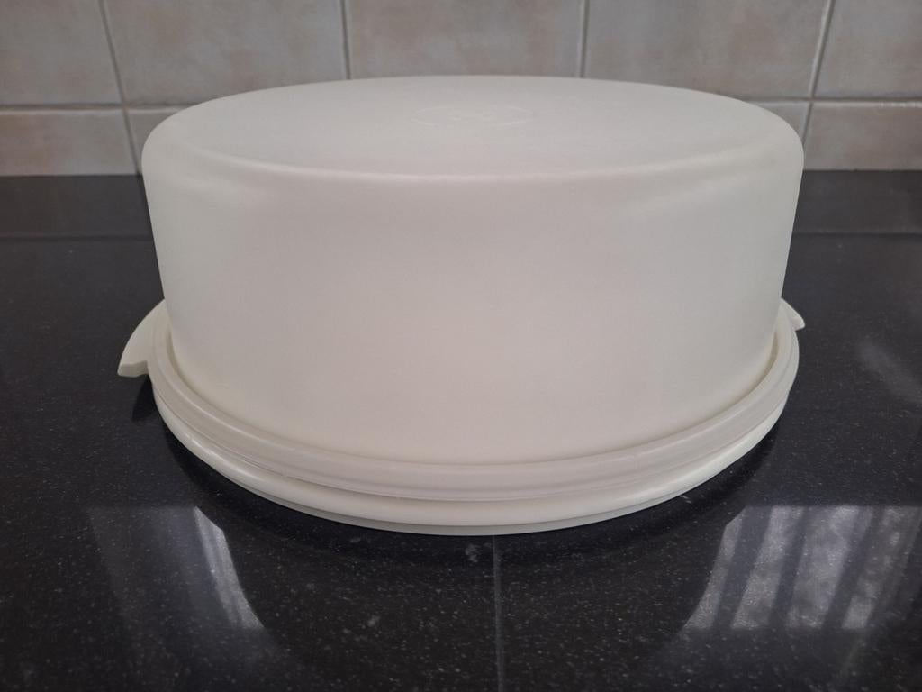 Vintage Tupperware taartdozen 2 stuks, Ophalen of Verzenden, Schaal