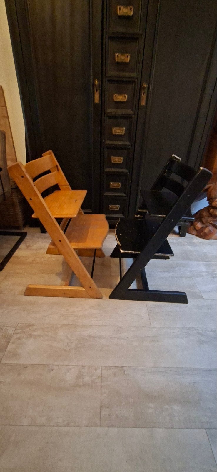 2x Stokke Tripp Trapp meegroei kinderstoel, Ophalen, Gebruikt, Meegroeistoel