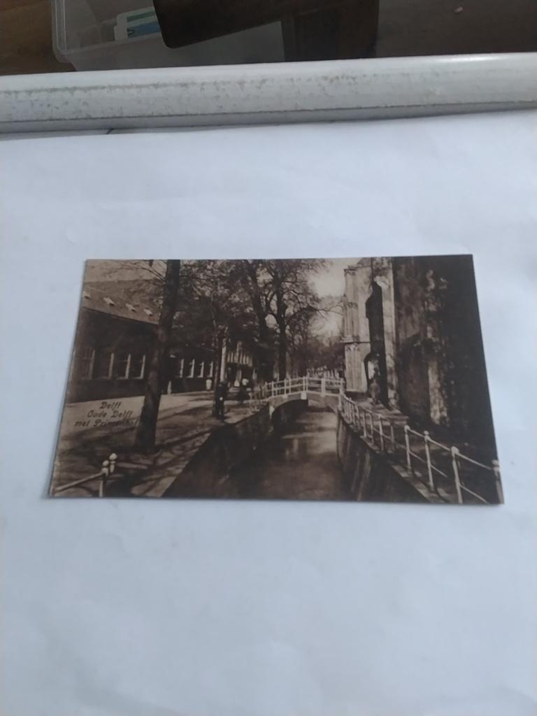 DELFT. OUDE DELFT MET PRINSENHOF, Ophalen of Verzenden, Voor 1920, Zuid-Holland