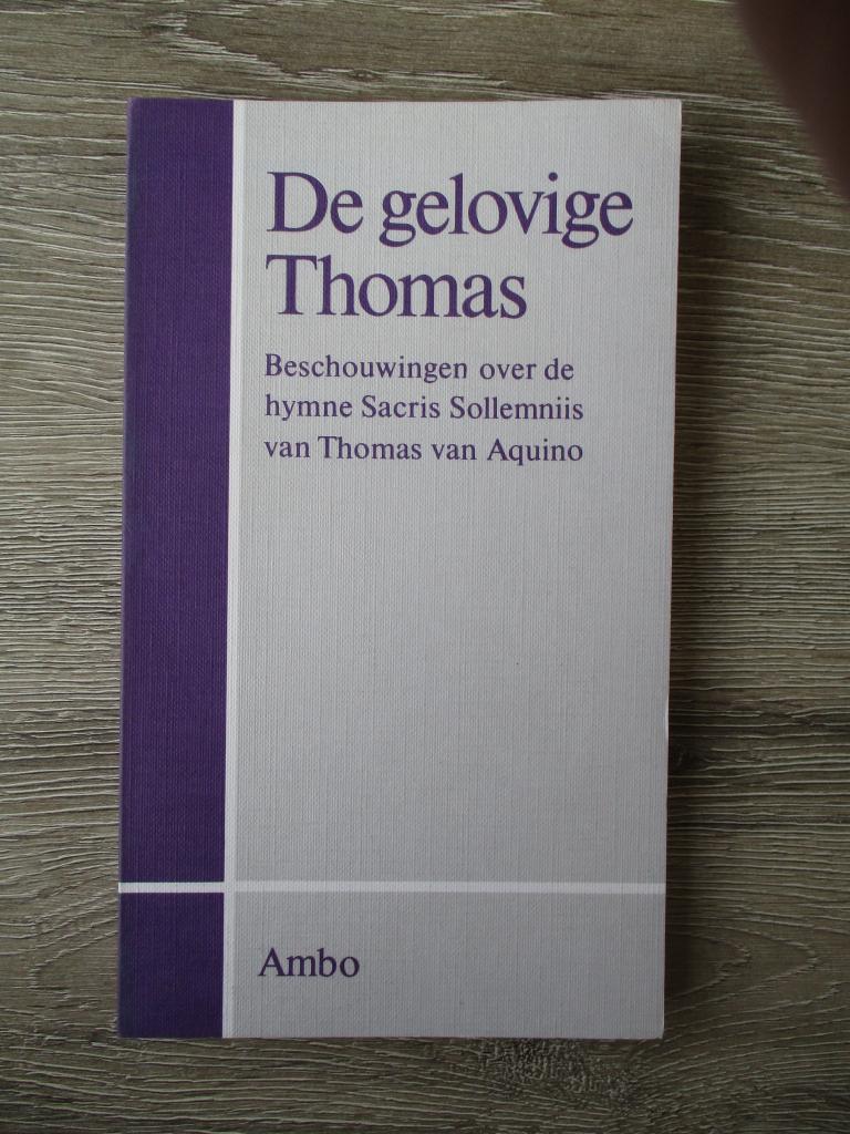 De gelovige thomas; beschouwingen over de hymne Sacris Sol, Boeken, Ophalen of Verzenden, Gelezen