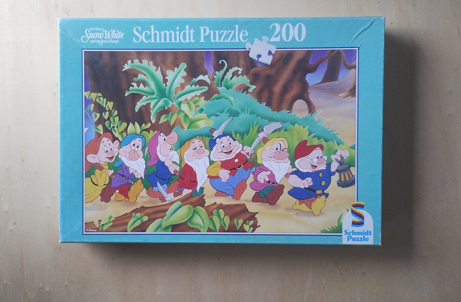 Sneeuwwitje en de Zeven Dwergen Schmidt Puzzel 200 stukjes, Hobby en Vrije tijd, Ophalen of Verzenden, Minder dan 500 stukjes