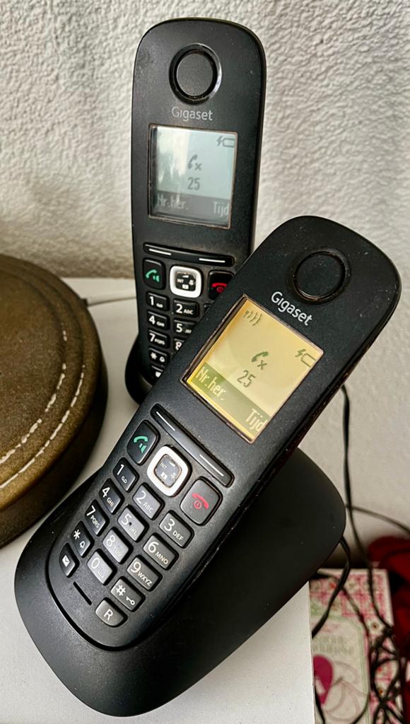 GIGA set A540 zwart, Ophalen of Verzenden, 2 handsets