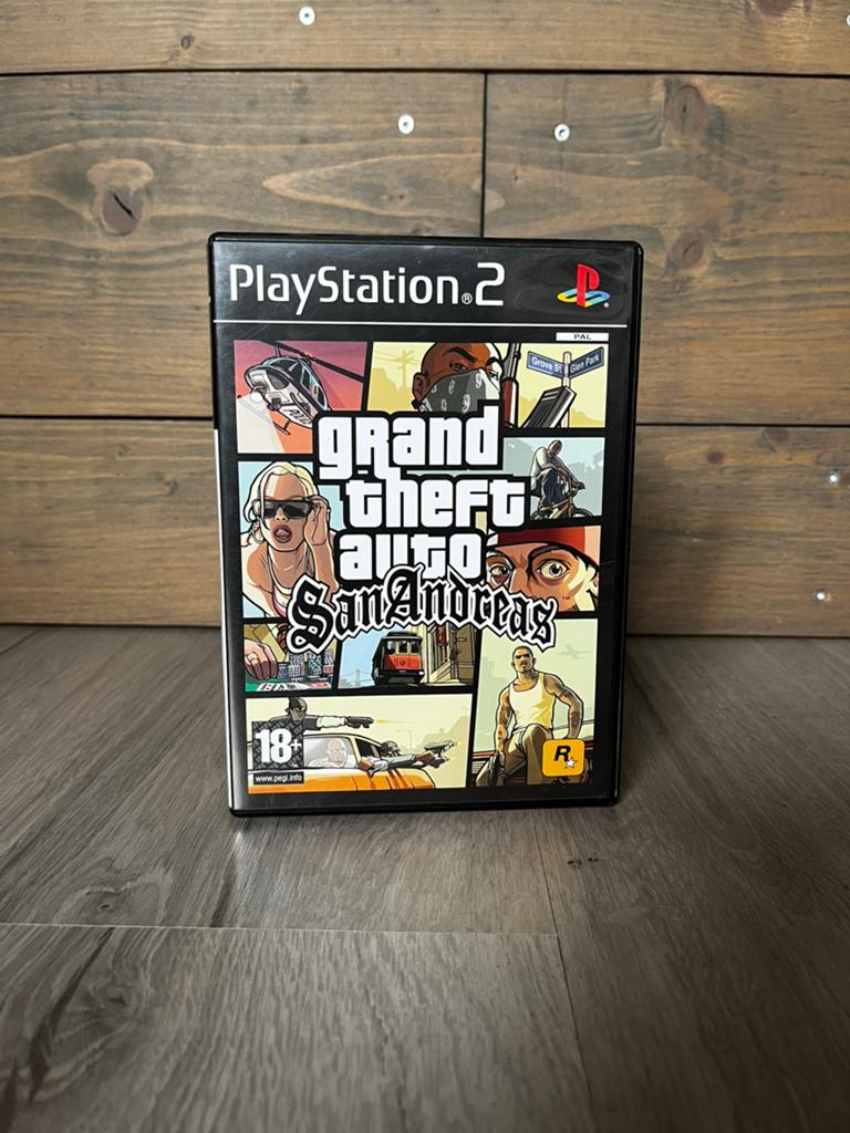 Grand Theft Auto San Andreas - PS2, Spelcomputers en Games, Games | Sony PlayStation 2, Avontuur en Actie, Vanaf 18 jaar, 1 speler