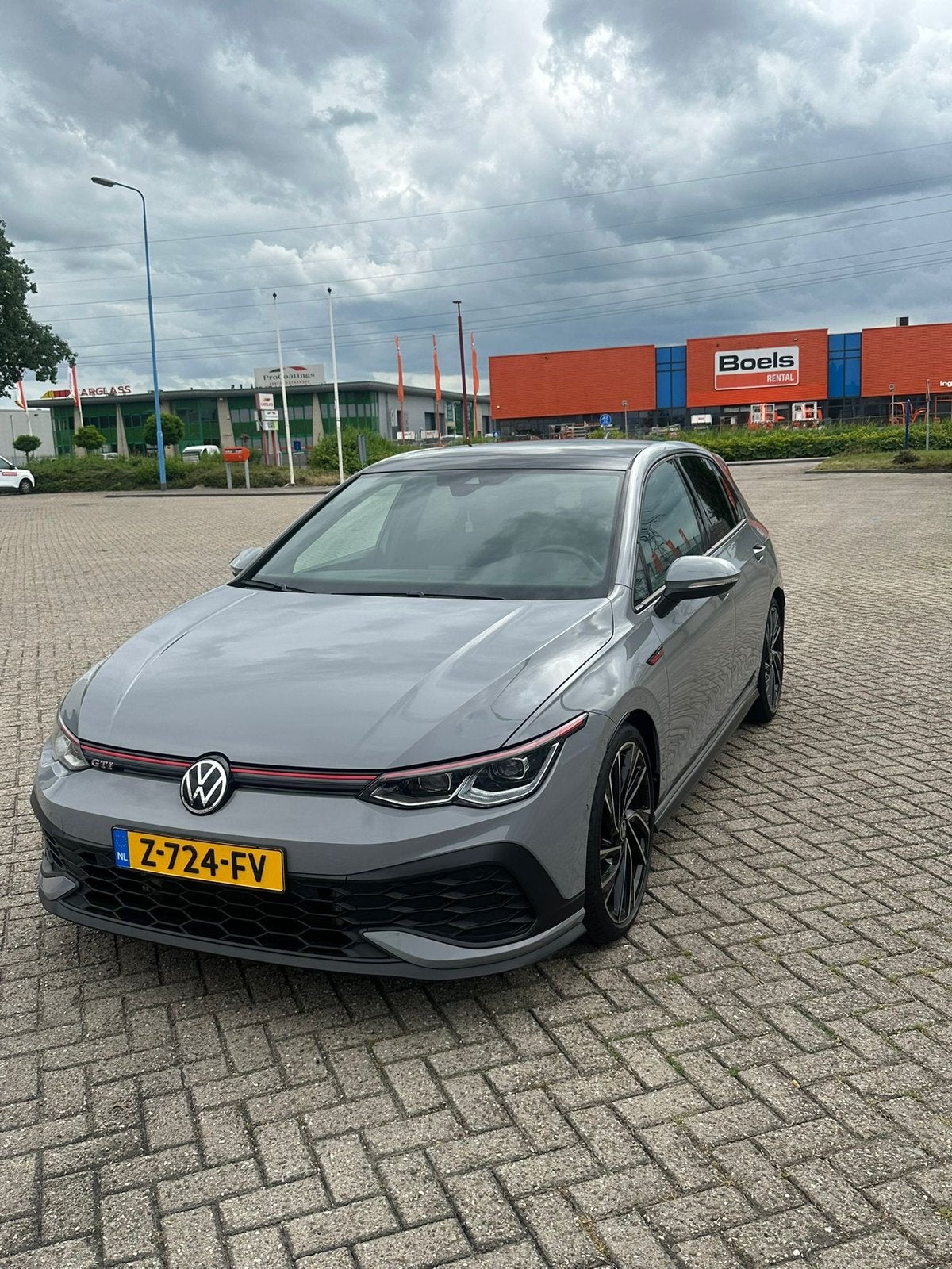 Volkswagen Golf 2.0 Clubsport GTI Nardo Gray 2021, Auto's, 4 cilinders, 1984 cc, 75 €/maand, 301 pk