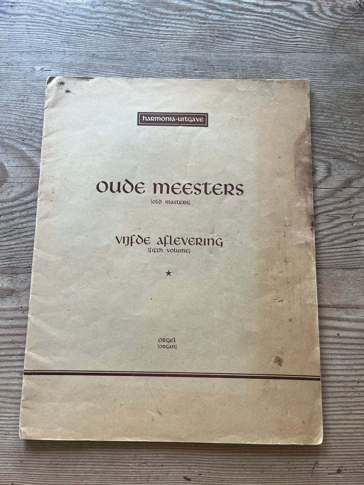 bladmuziek voor orgel oude meesters, Orgel, Gebruikt, Klassiek, Ophalen of Verzenden